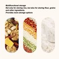 thumbnail image 3 of Distributeur de Riz, Conteneur de Stockage de Grains Robuste et Durable avec Couvercle Hermétique, Seau de Cuisine Multifonctionnel pour Farine et Grains, Matériau Pet PP, 3 of 7