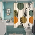 thumbnail image 4 of TIELUTT Doublure de Rideau de Douche en Tissu avec Renforcement Antirouille pour Rideaux pour Enfants pour Filles Doublure de Rideau de Douche Lourde avec Doublure de Rideau de Douche avec Crochets Anneaux de Rideau de Douche Crochets à Pression, 4 of 5