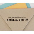 thumbnail image 4 of Printtoo Personalized Blue Self Inking Custom Teacher Library Stamp Custom Rubber Stamper-68 x 30 mm, 4 of 4