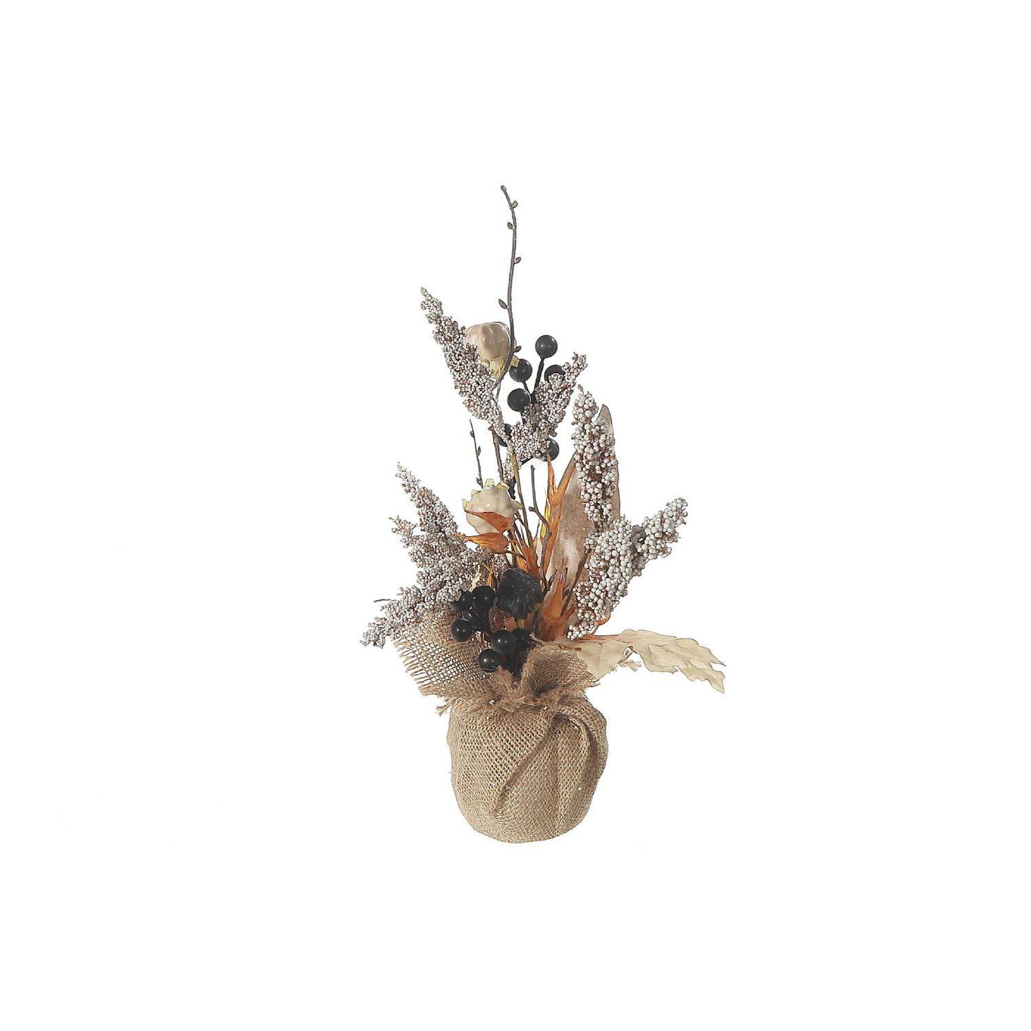 Pot En Toile De Jute Saison De L'Automne - Lot De 2