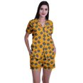 thumbnail image 1 of Moomaya Sleep Sets For Women With Shorts Pj Printed Short Sleeve Sleep Tops, 1 of 6