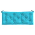 thumbnail image 2 of vidaXL Garden Bench Cushion Turquoise 120x50x7 cm Fabric, 2 of 5
