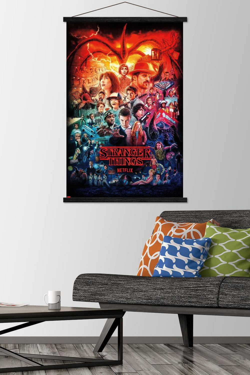 Netflix Stranger Things - Three Seasons One Sheet Wall Poster, 22.375" x 34"
