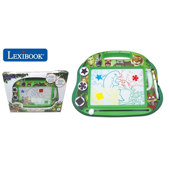 Planche à Dessin Magnétique Multicolore The Animals avec Accessoires Format A5