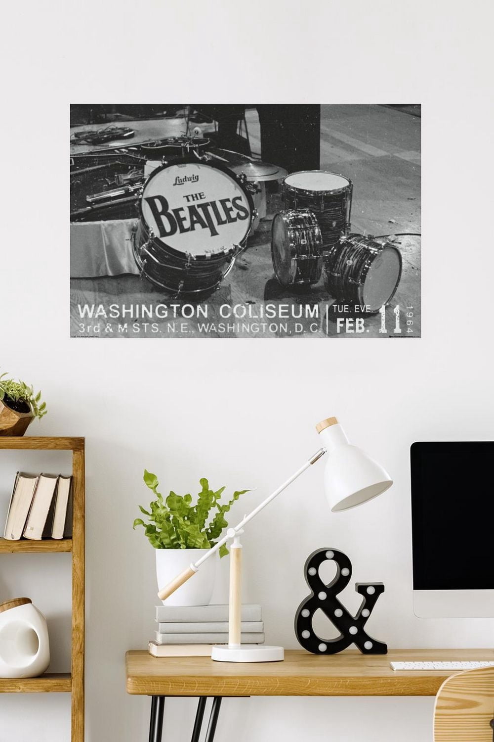 The Beatles - Washington Coliseum Wall Poster, 22.375" x 34"