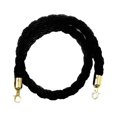 thumbnail image 1 of Rope Barriers - Heavy Duty Control Stanchions With Retractable Crowd Control Stanchions 3m Black, 1 of 7