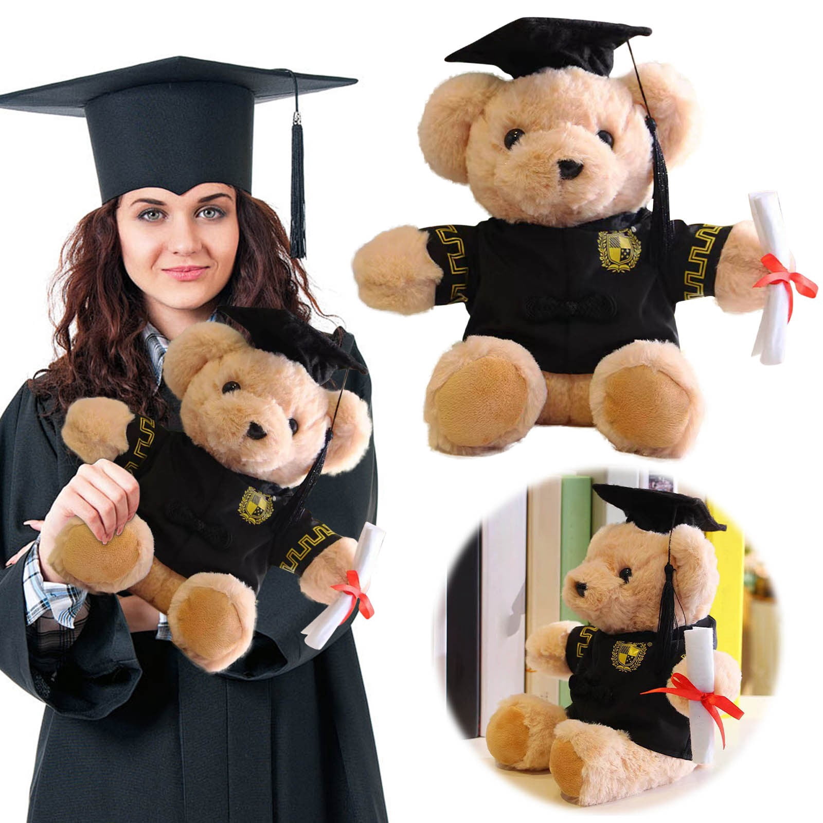 PRETXORVE Graduation PhD Bear Doll Teddy Bears Plushs Toy