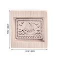 thumbnail image 3 of Oleegame 1PC Cookie Mold Cookie Molds Provences Rose Cookie Stamp Embossing Molds Craft Decorating Baking Tool, 3 of 3