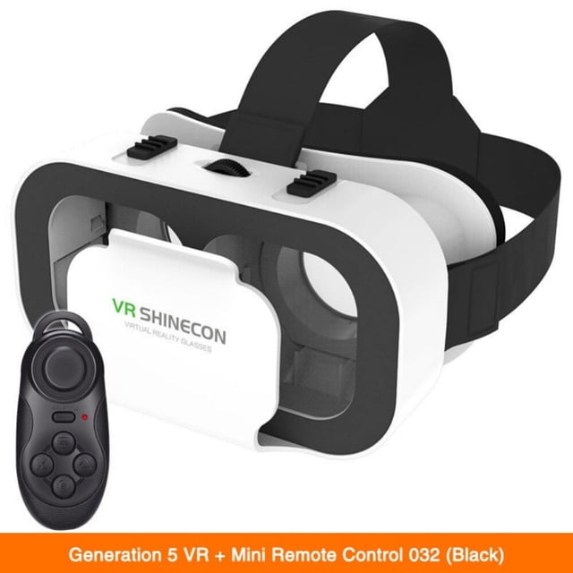 MesaSe Lunettes Intelligentes de Réalité Virtuelle 3D VR avec Télécommande Sans Fil IMAX Film Gaming Lunettes VR