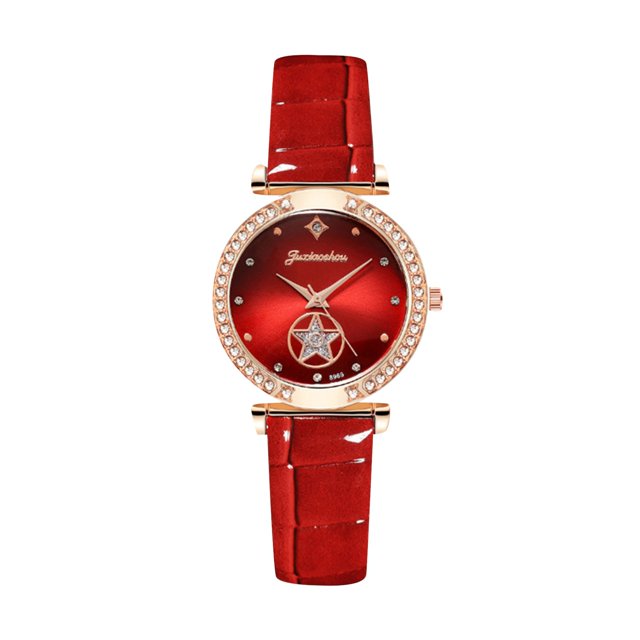 HBFAGFB Ladies Watch Round Fashion and Lightweight Watch Suitable for Vacation Going Out C