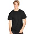thumbnail image 1 of Hanes Mens ComfortBlend EcoSmart 4-Pack Crewneck T-Shirts, S, Black, 1 of 2