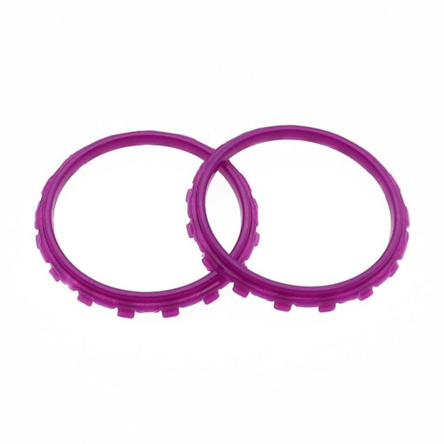 1pair=2 Pcs Accessoires de Remplacement en Plastique Anneaux d'Accentuation pour Sony pour Dualsense 5 PS5 Contrôleur N9