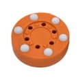 thumbnail image 4 of Siruishop Rondelle de Hockey à Roulettes Rondelle de Hockey de Rue Lisse Portable Rondelle de Hockey sur Glace Rondelle d'Entraînement pour Compétition Enfants Adultes Débutants Orange, 4 of 8