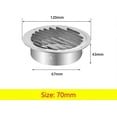 thumbnail image 2 of Grille de Ventilation Ronde en Acier Inoxydable avec Tuyau d'Évacuation, Hotte de Sortie d'Air, Grille Ronde avec Évent d'Air, Hotte d'Extraction de Fumée avec Moustiquaire, 2 of 5
