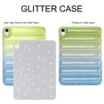 thumbnail image 1 of Étui de Tablette Bling Pailleté de Luxe pour IPAD PRO11 AIR3 4 5 Résistant aux Chutes IPAD 10 Mini 4 5 6 Silicone Souple Transparent Mode Bleu Vert pour IPAD Mini 4, 1 of 6