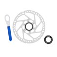 thumbnail image 3 of S SERENABLE Bike Center Lock Brake Disc Rotor Accessories Stainless Steel Aluminum Alloy Diameter 180mm, 3 of 9