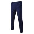 thumbnail image 4 of JUNWELL Men‘s 3 Piece Slim Fit Suit Set  One Button Solid Formal Business Wedding Party Jacket Vest Pants Suit, 4 of 6