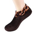 thumbnail image 3 of Aocisk Chaussettes Thermiques Chaudes pour Lit Non Léopard Hiver Chaussettes d'Intérieur pour Femmes Chaussettes Thermiques pour Femmes Café Taille Unique, 3 of 4