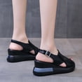 thumbnail image 5 of RKSTN Sandals for Women Sandals For Dressy Summer Ladies Open Toe Retro Wedge Platform Shoes Soft Comfortable Sandals, 5 of 5