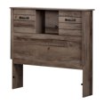 thumbnail image 1 of South Shore Ulysses Twin Bookcase Headboard with Storage and Sliding Doors, in Fall Oak, 1 of 11