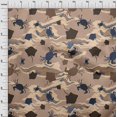 thumbnail image 4 of oneOone Cotton Poplin Light Brown Fabric Sea Sewing Craft Projects Fabric Prints By Yard 56 Inch Wide, 4 of 4