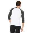 thumbnail image 2 of Bella + Canvas Unisex 3/4-Sleeve Baseball T-Shirt, 2 of 3