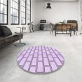 thumbnail image 4 of Ahgly Company Tapis d'Intérieur Rectangulaire Transitionnel Lavable à la Machine, Lilas Violet Riche, 7 Pieds x 9 Pieds, 4 of 7