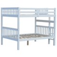 thumbnail image 2 of Bern Full over Full End Ladder Bunk Bed White, 2 of 2