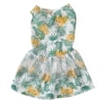 thumbnail image 3 of Cat Dress, Summer Dog Dress Polyester Leaf Pattern Easy To Put On And Take Off  For Daily XS,S,M,L, 3 of 8