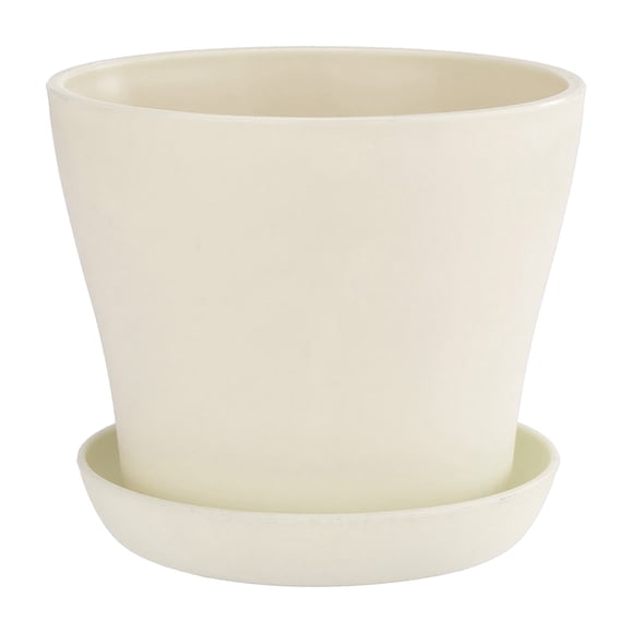 Flowerpots with Dish Ceramic, Flower Pots House Plant Pots Decorative Flower Pots Indoor Planter Pots Flower Watering Pot Pot Pots Garden Pots Bonsai Planter Pot Plant Pots, Flower Pots