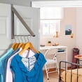 thumbnail image 2 of Big Savings! Over The Door Hanger, Folding Invisible Rear Door Hook with Extendable Hanger, Convenient Storage for Clothes, Coats, Hats, or Towels Sales Today Clearance!, 2 of 9