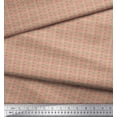 thumbnail image 2 of Soimoi Tissu Poly Georgette Triangle Petit Imprimé Tissu au Mètre 42 Pouces de Large, 2 of 3