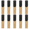 thumbnail image 1 of Shisuyan 10 Pcs Tenor Saxophone Reeds Strength 2.0 Saxophone Reeds Traditional Reeds, 1 of 9