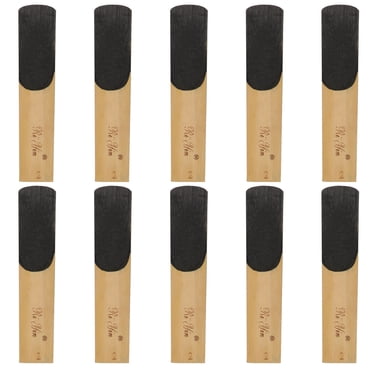 Shisuyan 10 Pcs Anches de Saxophone Ténor Force 2.0 Anches de Saxophone Anches Traditionnelles