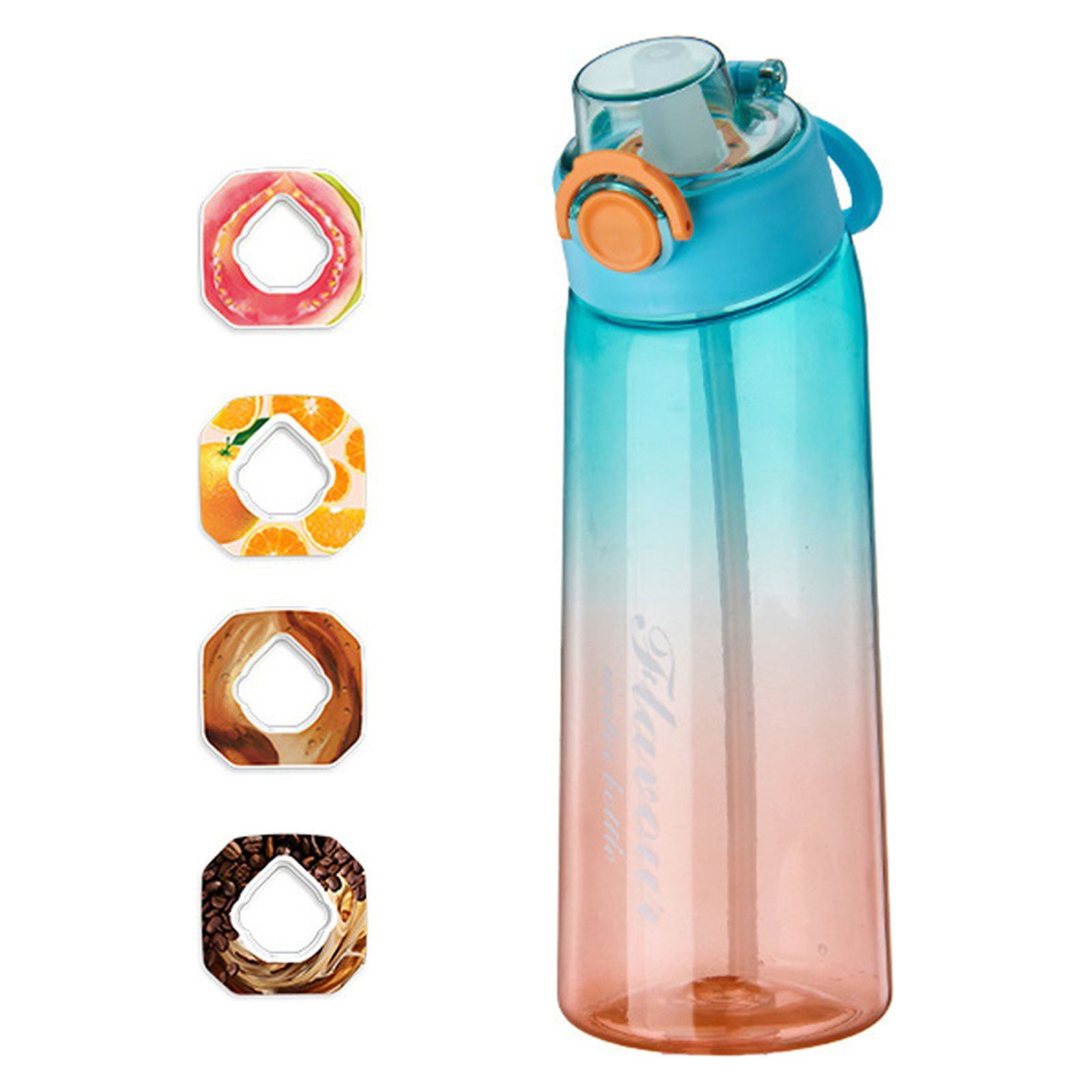 Air Up Water Bottle Flavor Pods Water Bottle With 4 Pods, 900ML Fruit Water Bottle, 0% Sugar Water Cup, Sports Water Cup Air Up Bottle