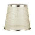 thumbnail image 3 of Transparent Lamp Shade Portable Cloth Lampshade for Hotel Parties Gold, 3 of 6