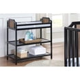 thumbnail image 1 of Suite Bebe 27466-BLK Brees Changing Table, Black & Brownstone, 1 of 3