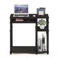 thumbnail image 4 of Pemberly Row Engineered Wood Computer Desk with Bookshelf in Espresso/Black, 4 of 5