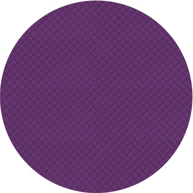 Ahgly Tapis Rond Lavable en Machine Intérieur Transitionnel Orchidée Foncée Violet, 4 Pieds Rond