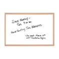 thumbnail image 3 of Quartet Dry-Erase Board, Non-Magnetic, Maple Wood Frame, Whiteboard, 36” x 24”, 3 of 4