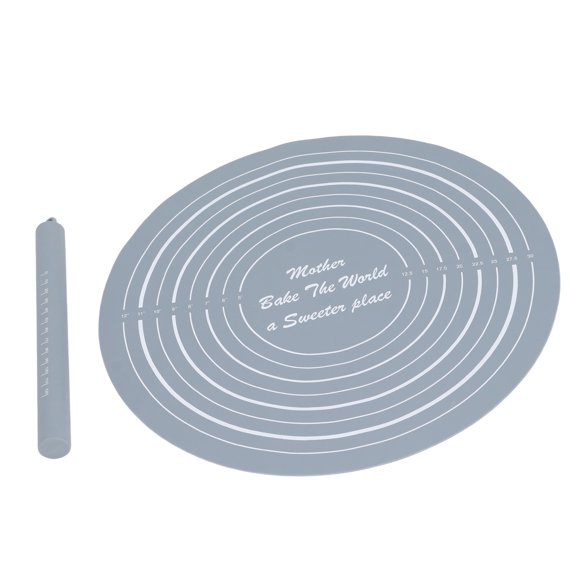 Non Stick Silicone Dough Roller Set with Measurements for Making Pastry Dumpling Biscuit