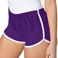 thumbnail image 4 of Timegard 3pc Womens Yoga Short Elastic Waisted Summer Athletic Running Active Sports Shorts Sweatshorts, 4 of 7