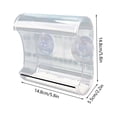 thumbnail image 3 of Clear Acrylic Bird Feeder With Strong Suction Cups And Seed Tray With Drainage Holes, 3 of 8