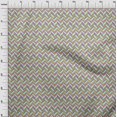 thumbnail image 3 of oneOone Tissu Georgette Viscose Motif Géométrique Chevrons BTY 42 Pouces de Large, 3 of 4