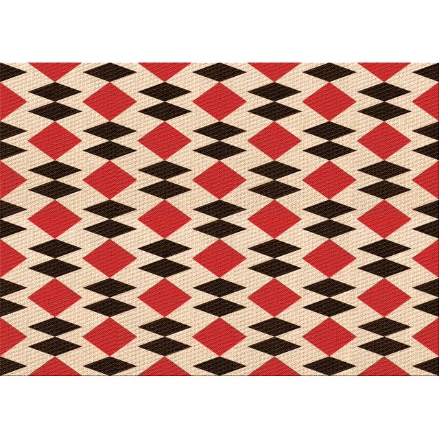Ahgly Company Tapis Rectangulaire Lavable en Machine Intérieur Transitionnel Rouge Cramoisi, 2 Pieds x 3 Pieds