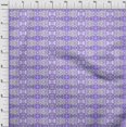 thumbnail image 4 of oneOone Silk Tabby Purple Fabric Abstract Line Craft Projects Decor Fabric Printed By The Yard 42 Inch Wide, 4 of 4