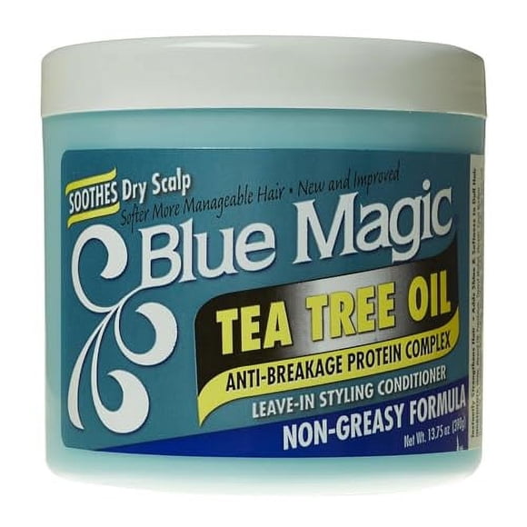Blue Magic Tea Tree Leave-In Hair Styling Conditioner 13.75 Ounce 12 Fl Oz