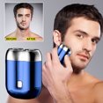 thumbnail image 3 of HHBEAUTY Portable Mini Shaver Electric, IPX7 Waterproof Multifunctional Mini Dry Shaver Men's Electric, Capsule Shaver, Deep Cleaning Shaver Men, 3 of 9