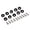 Black, variant on Riwcyla Billet Aluminum Washer Bolt Engine Bay Dress Up Kit Universal Screw Bolt Car Styling , perfect for daily use, outdoor activities, travel & casual occasions