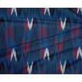 thumbnail image 4 of oneOone Tissu Polyester Lycra Imprimé Flèche Ikat Tissu BTY 56 Pouces de Large, 4 of 4